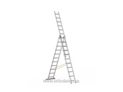 Echelle triple en aluminium 3x3m - SARAYLI