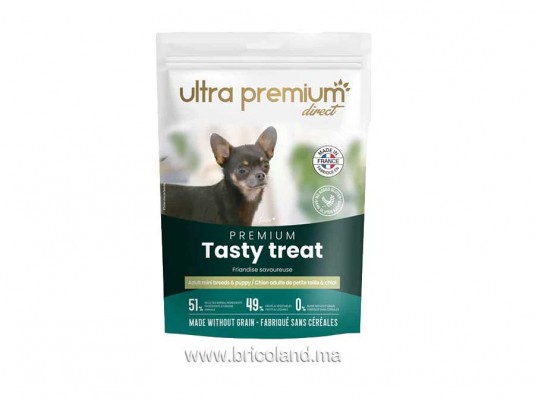 Sachet de friandise savoureuse pour chien et chiot de petite taille 250g - UltraPremium