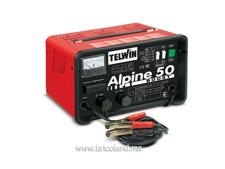 Chargeur de batterie Alpine 50 12/24V 1000W - Telwin