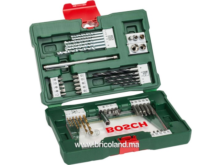 Coffret de forets et embouts 48 pièces V-LINE - Bosch