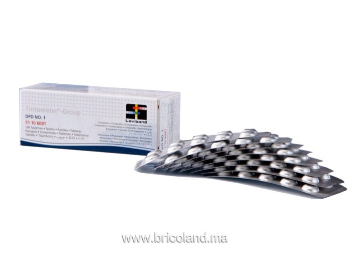 Reactif DPD N°1 - 100 pastilles - Lovibond