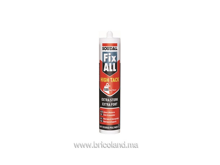 Colle-mastic Fix All High Tack 290ml - Soudal