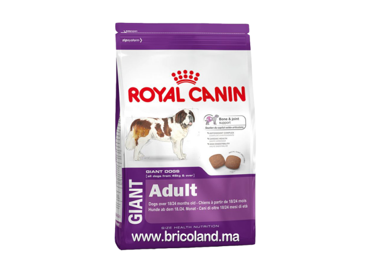 Croquettes pour chien Adulte + de 18 - 24 mois - Giant Adult - 15 Kg - Royal Canin 
