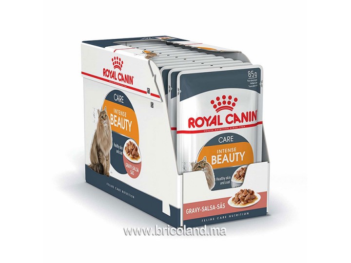 Intense Beauty en sauce pour chat - Lot de 12X85G - Royal Canin