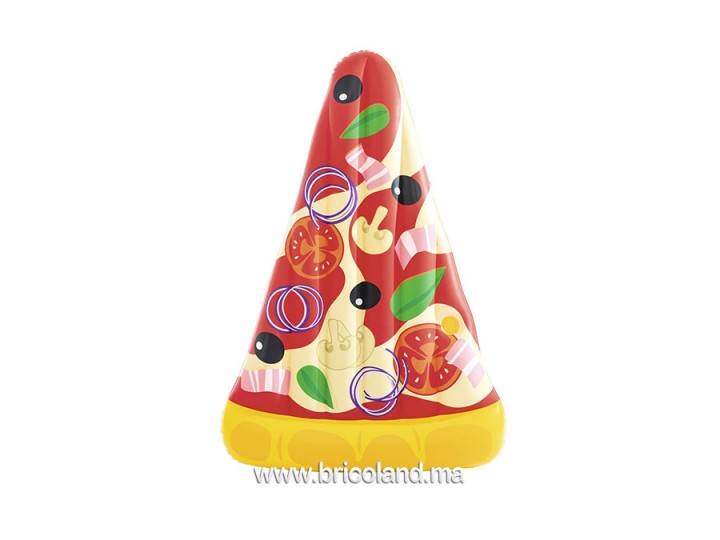 Matelas slice pizza 188 x 130 avec porte gobelet - Bestway