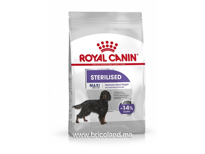 Croquettes pour chien Adulte - Maxi Adult Sterilised - 12 Kg - Royal Canin