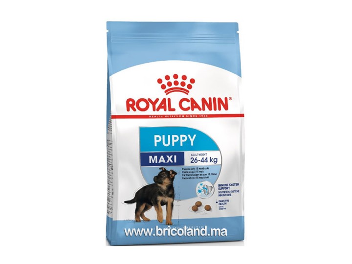 Croquettes pour chiot de 2 mois à 15 mois - Maxi Puppy - 15 Kg - Royal Canin