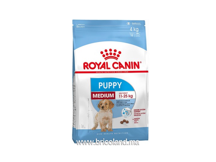 Croquettes pour chiot de 2 mois à 12 mois - Medium Puppy - 15 Kg - Royal Canin