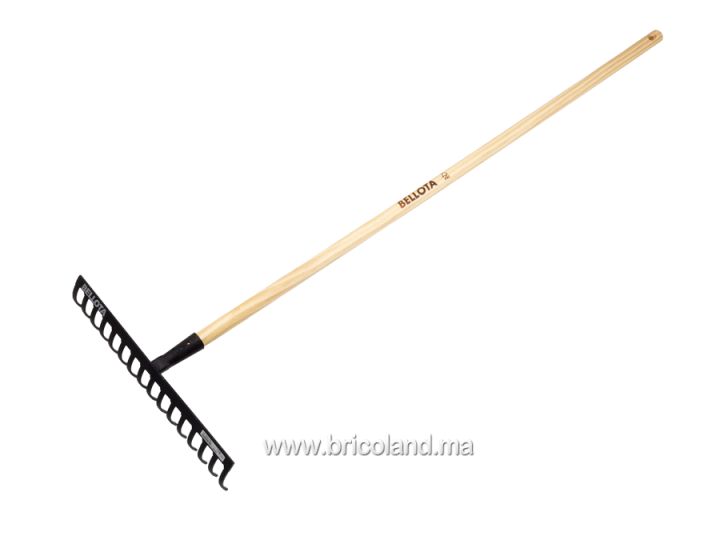 Rateau 950-12 avec manche en bois - Bellota 