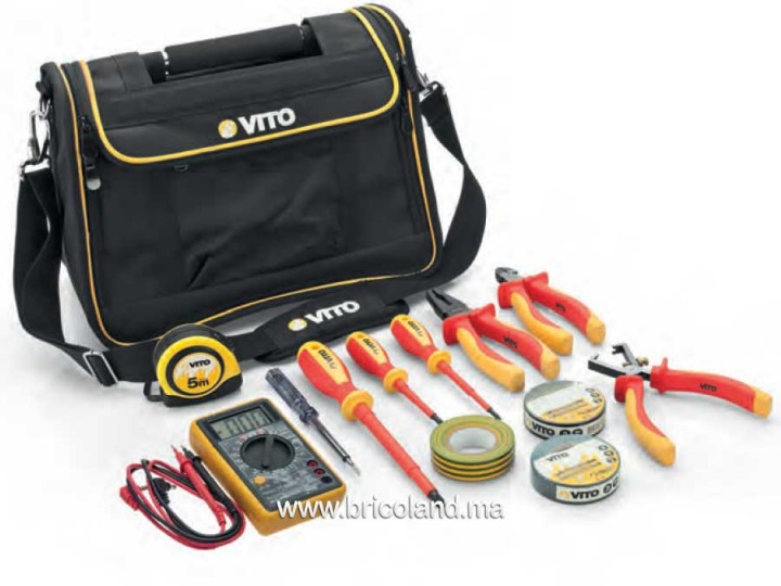 Sac à outils d’électricien - 12 pièces - Vito