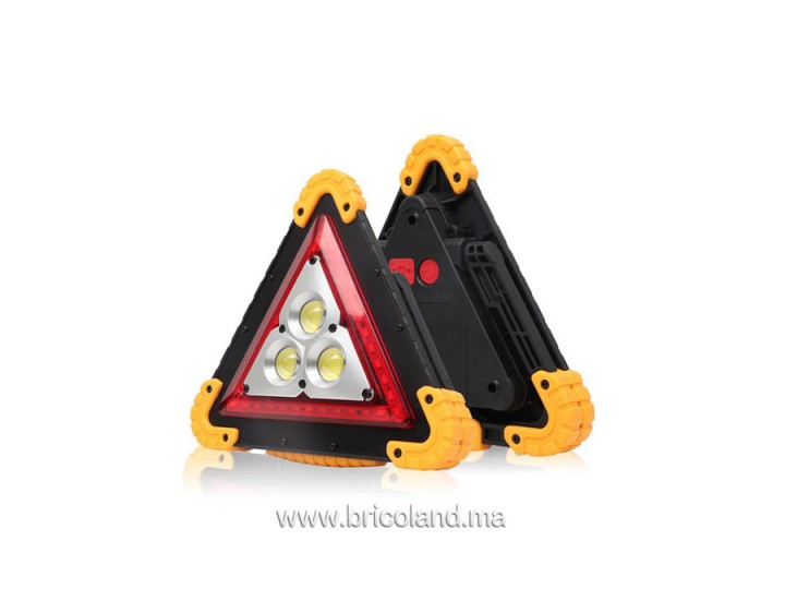 Triangle de signalisation LED multi-fonctions 