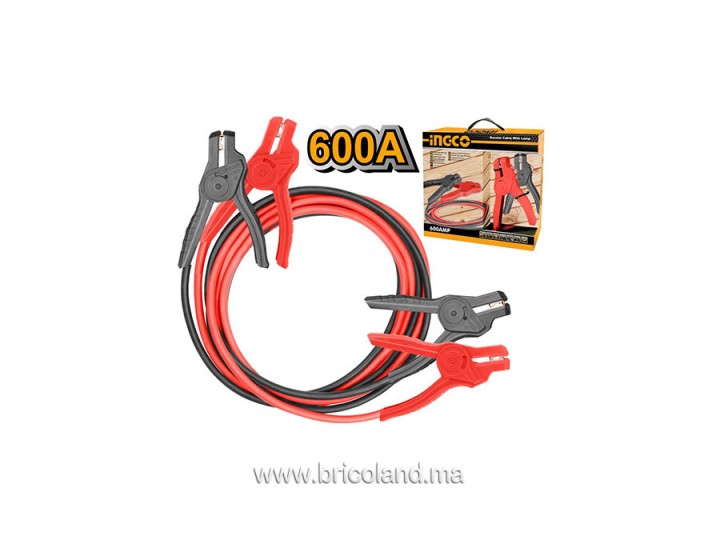 Câbles de démarrage 3M-600A HBTCP6008 - INGCO 