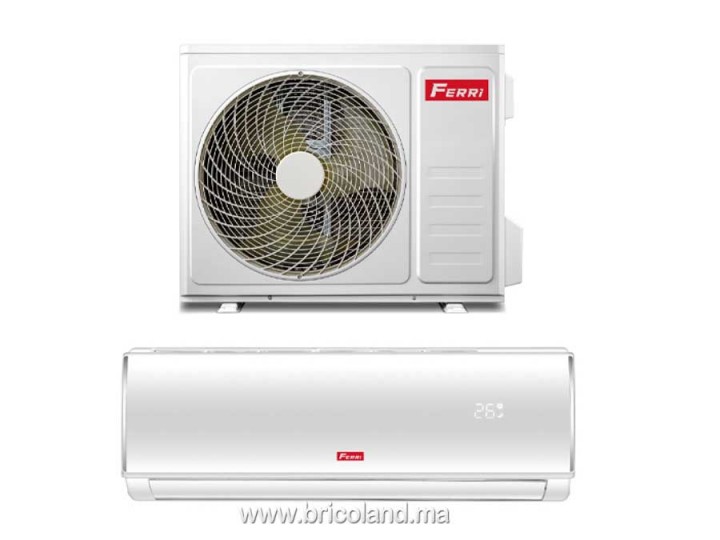 Climatiseur SPLIT MURAL 12000Btu/h - FERRI