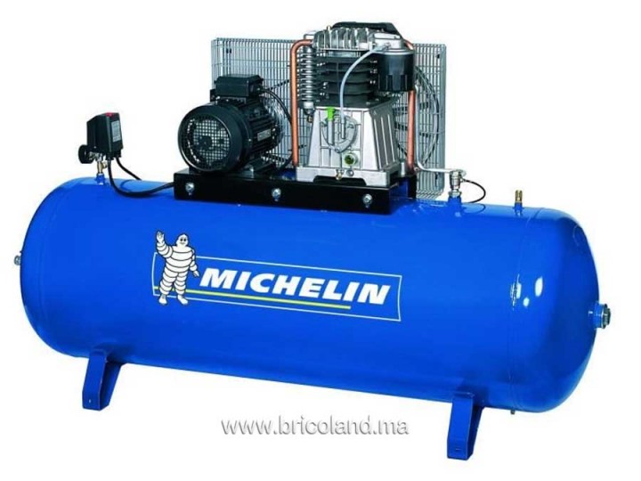 Compresseur d'air 500 litres 7,5CV 14bars Triphasé MCX 850 - Michelin