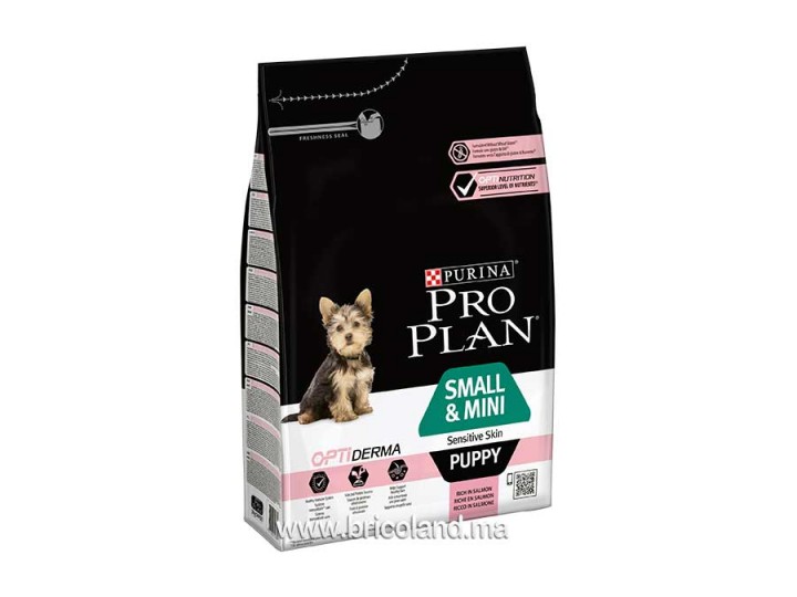 Croquette pour chien Small&Mini Puppy Sensitive Skin Salmon 3Kg PRO PLAN - PURINA
