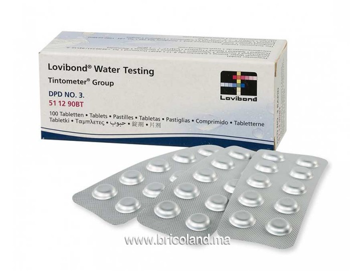 Reactif DPD N°3 - 100 pastilles - Lovibond