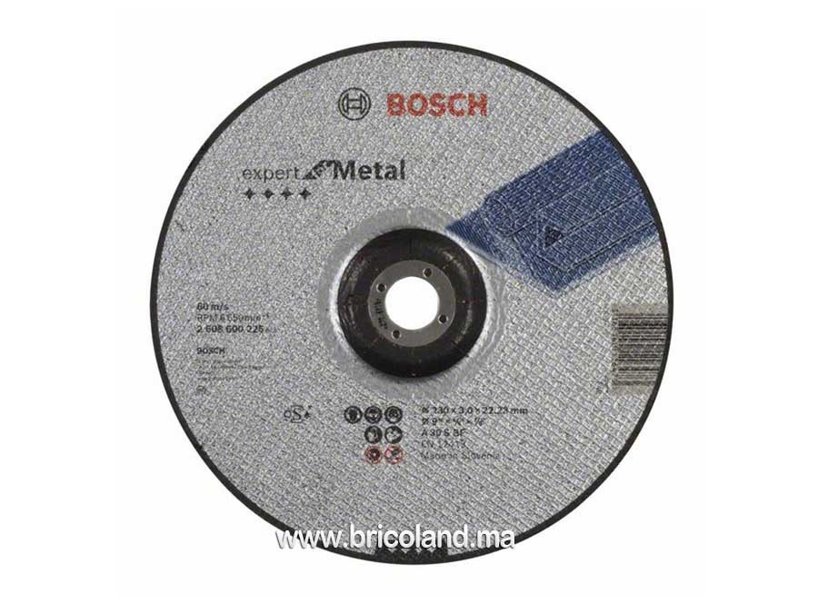 Bricoland - Consommables machines - Disque à tronçonner à moyeu déporté  Expert for Metal Ø 230 mm - BOSCH