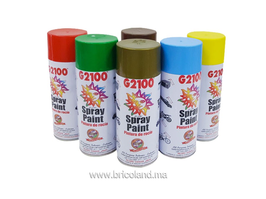 Bombe de peinture multicouleur G2100 400ml - Bricoland