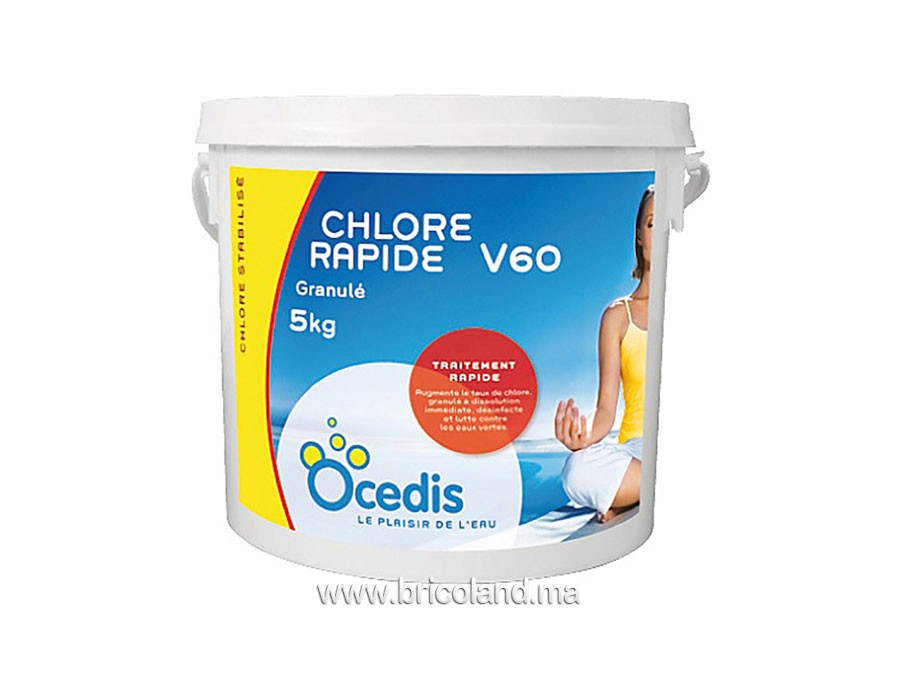 Chlore choc V60 5 KG granulé