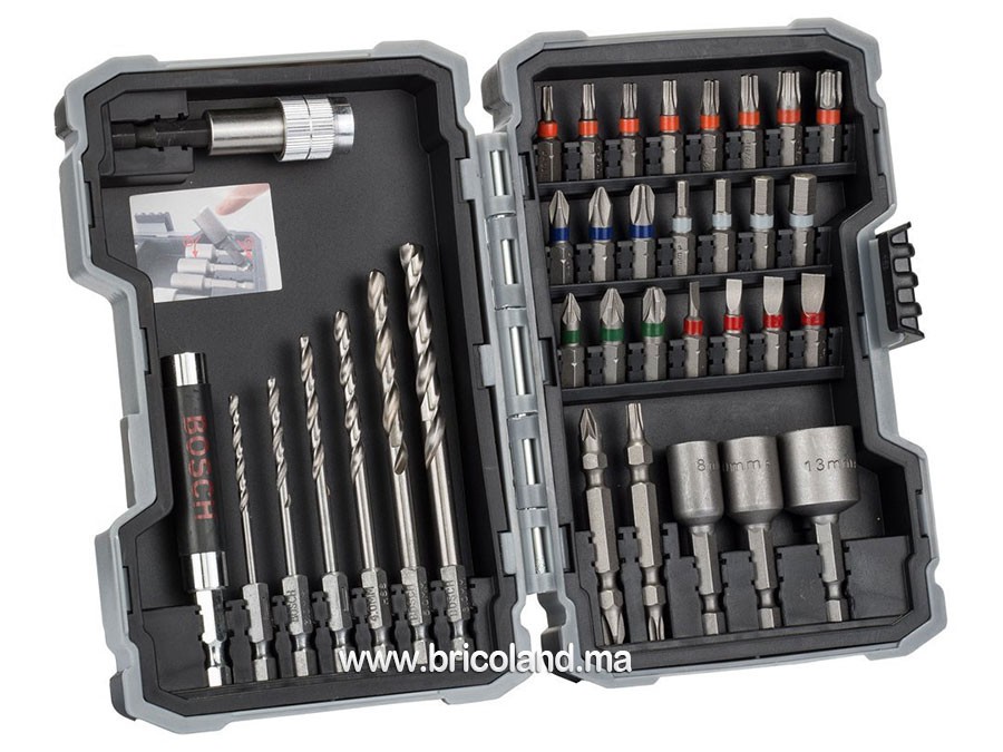 Coffret de 71 accessoires de vissage et perçage Makita Maccess