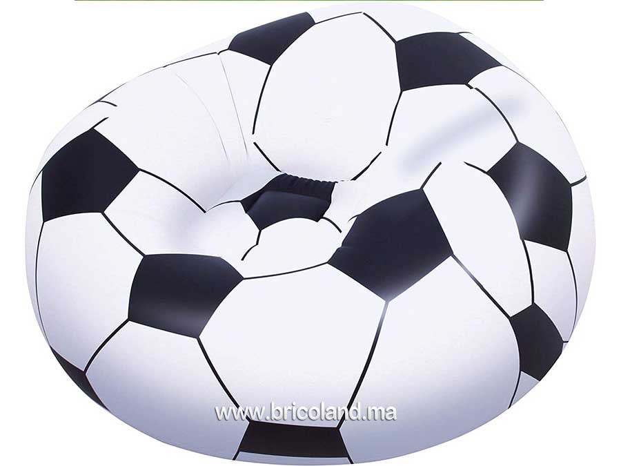 Coussin gonflable ballon de football Up In & Over 114 x 112 x 66 cm Bestway  - Bricoland