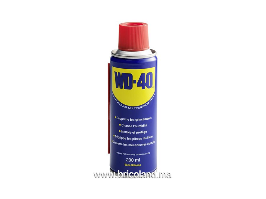 Dégrippant lubrifiant WD-40 200 ml - Bricoland