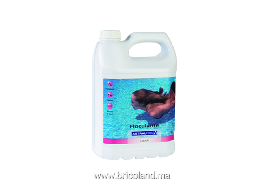 Bricoland - Traitement d'eau de piscine - Floculant liquide - 5L
