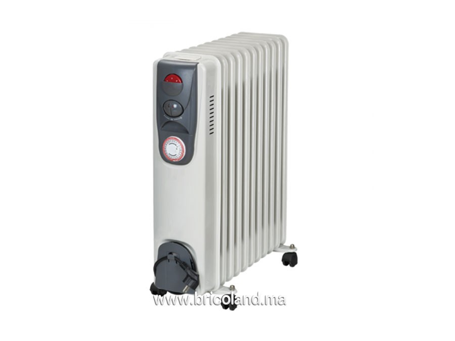 chauffage électrique - Radiateur bain d'huile 11 ELEMENT - 2500W