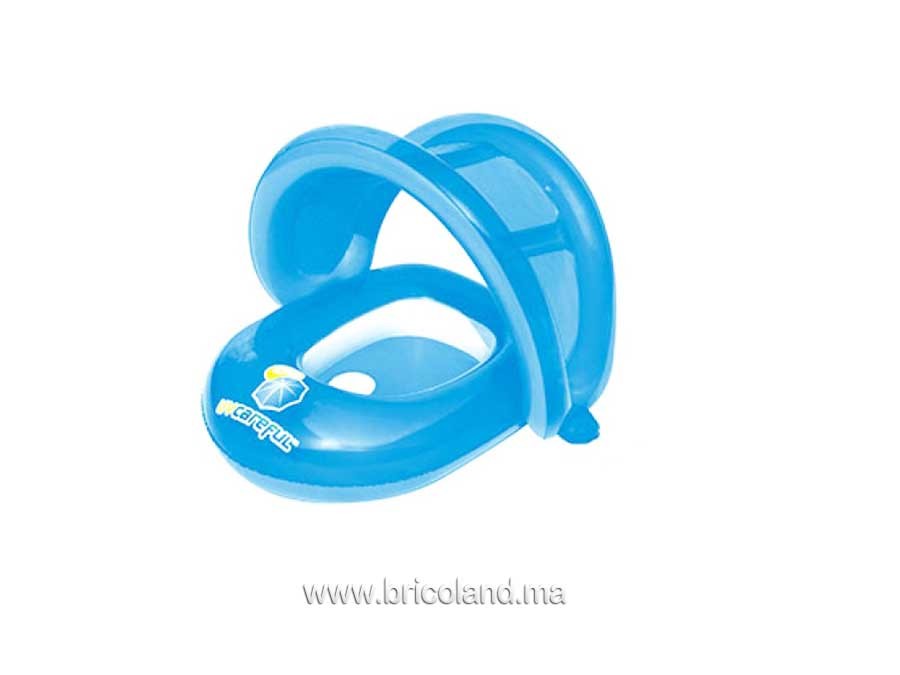 Bricoland - Siège gonflable enfants avec parasol détachable
