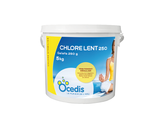 Chlore lent galet 250 g 5 KG OCEDIS - Bricoland Maroc