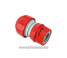 Raccord rapide auto-serrant AQUASTOP pour tuyau 19 mm - Ipierre