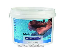 Chlore en galet multifonctions 5kg - Astralpool