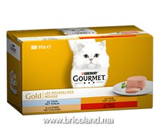 Gourmet gold mousselines 4 x 85g - Purina
