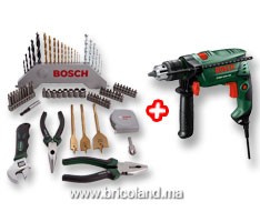 Pack perceuse PSB 530 RE + 73 pièces - Bosch