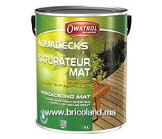 Saturateur mat à l'eau tous bois Aquadecks - 1 l - Owatrol