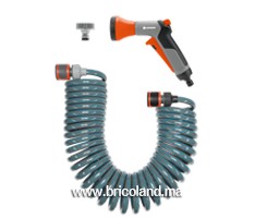 Flexible d'arrosage spiral 10 m +  Accessoires - Gardena