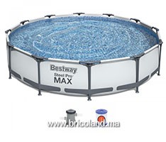 Piscine hors sol tubulaire Steel Pro MAX™ 3.66 x 0.76 m - Bestway