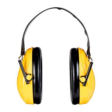 Casque anti-bruit pliable jaune