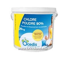 Chlore en poudre 90% 25 Kg - Ocedis
