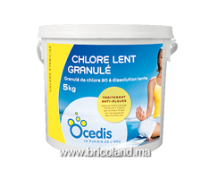 Chlore granulé lent 5 Kg - Ocedis
