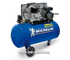 Compresseur d'air 100 litres 2 cv MB100 - Michelin