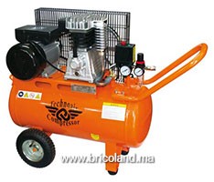 Compresseur d'air 50 litres Courroie - Techno-Air