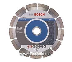 Disque à tronçonner diamanté Standard pour Pierre - 180 x 22,23 x 2 x 10 mm - Bosch