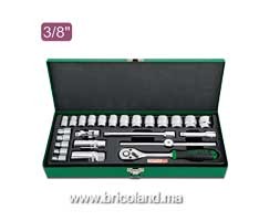 Coffret à douille 3/8" 25 pièces - Toptul