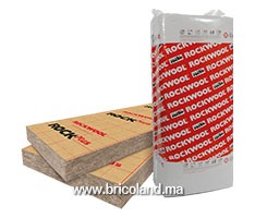 Paquet de 8 panneaux isolants Rockplus Kraft 120x60x5cm 5.76m² - 50(kg/m³) - ROCKWOOL