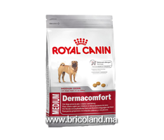 Croquettes pour chien +12 mois - Medium Dermacomfort - 10 Kg - Royal Canin 