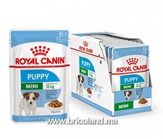 Mini puppy en sauce 12 x 85g pour chiots - Royal canin