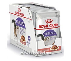 Sterilised en sauce pour chat - Lot de 12X85G - Royal Canin