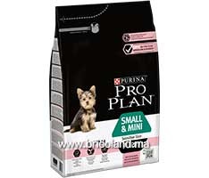 Croquette pour chien Small & Mini Puppy Sensitive Skin Salmon 3Kg PRO PLAN - PURINA