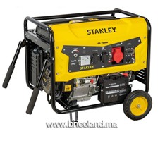 Groupe électrogène essence monophasé/triphasé SG7500B 3,0/7,0 kW avec carte AVR - STANLEY